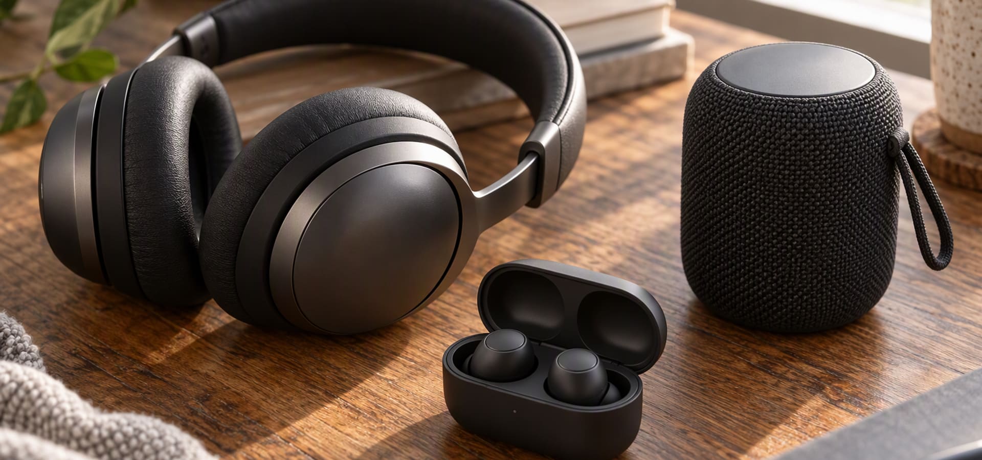 Audio & Headphones products in a real-world setting